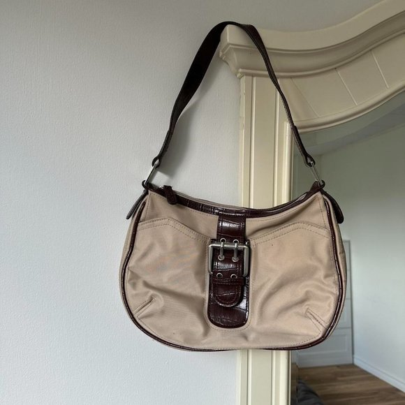 Elegant Tan and Brown Shoulder Bag - Picture 4 of 7